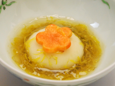 蘿蔔糕 山葵芡汁